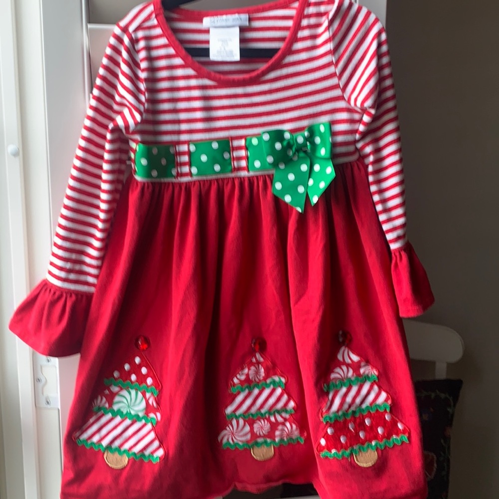 Sweet Christmas appliqué top - Picture 1 of 3